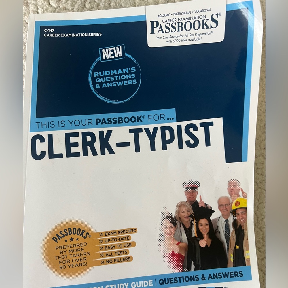 Passbooks Clerk Typist Study Guide Book